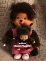 Monchhichi Maman avec Bébé Rose 236200