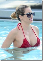 Jennifer-Nicole-Lee-Wearing-Sexy-Tiny-Red-Bikini-Poolside-In-NYC-08