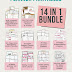 Planner Printables To Manage Home And Life. 14-IN-1 Bundle! 