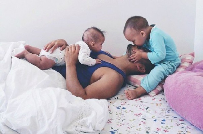 20 pictures that a man with children is cool