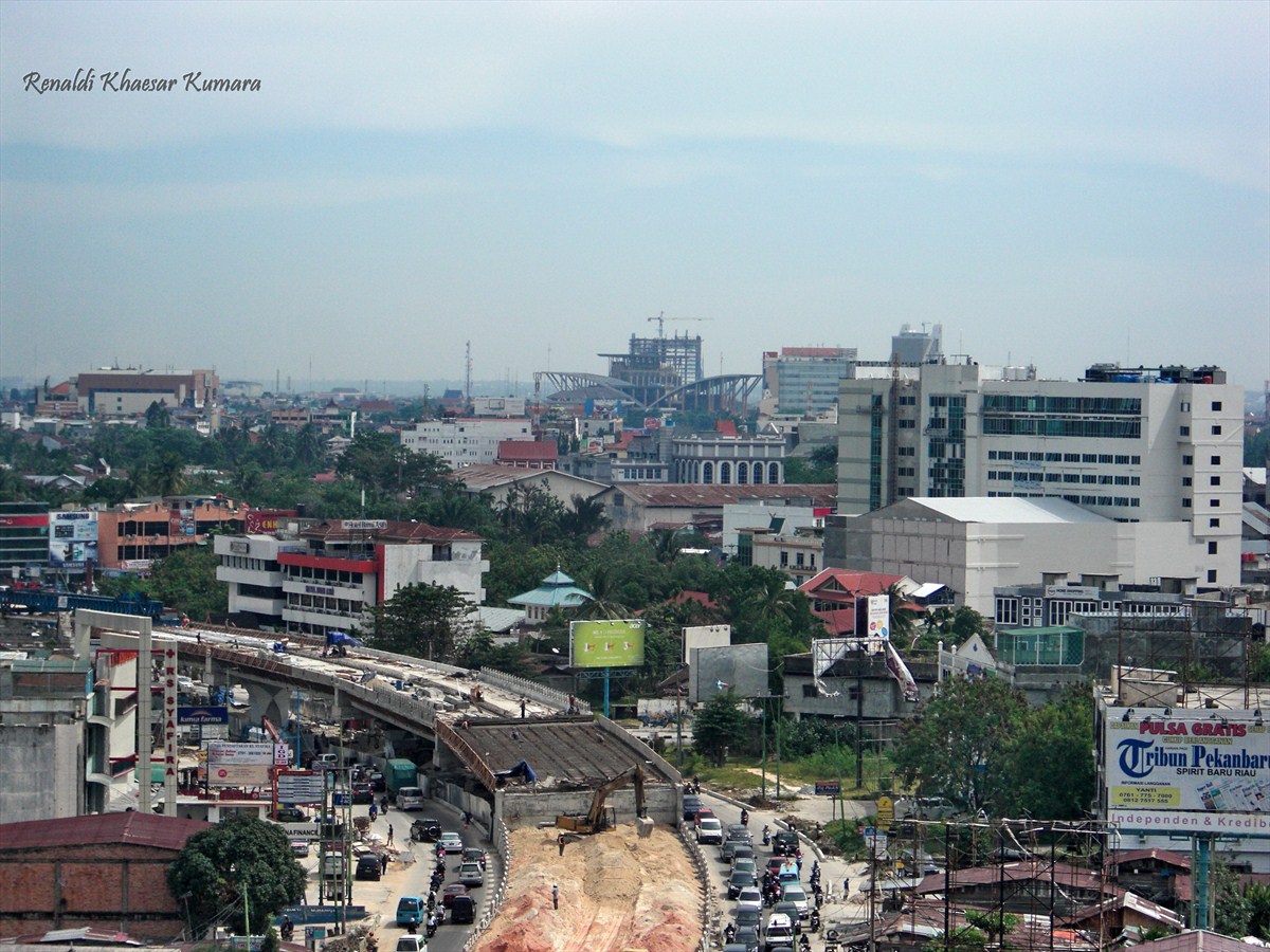 Pemandangan Kota dari Puncak RS Awal Bros Pekanbaru ~ Renaldi Khaesar 