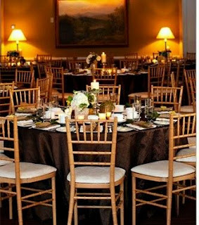 Chairs without decoration for Weddings