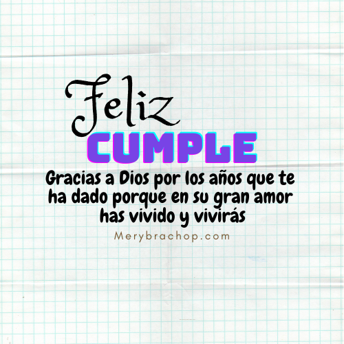 frases gracias a Dios por tu cumpleaños