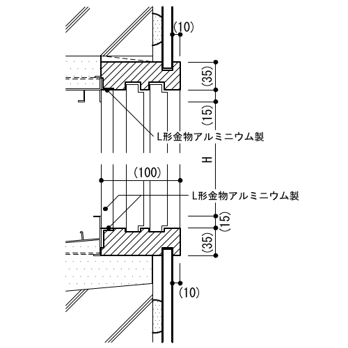 4-53-1　二重窓 断面