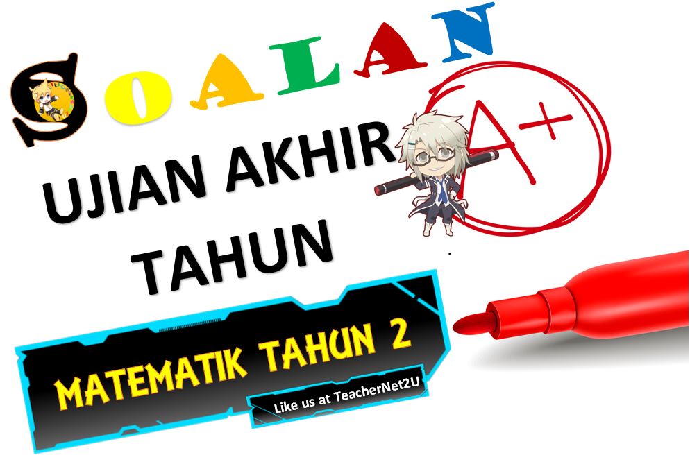 SOALAN AKHIR TAHUN 2017 MATEMATIK TAHUN 2 - TeacherNet2U