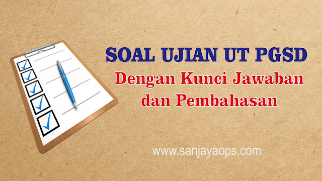 contoh soal ujian ut pgsd semester 8 pdf