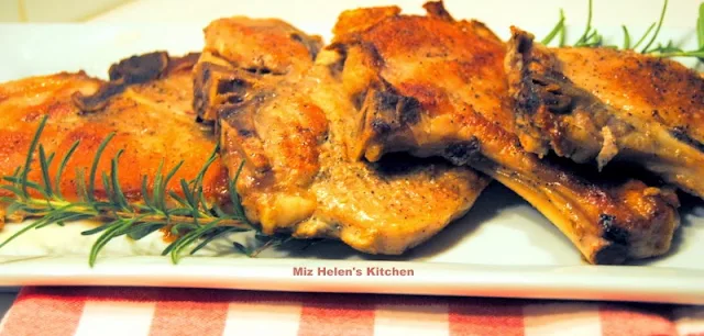 Rosemary Skillet Chops at Miz Helen's Country Cottage