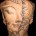 Buddha Meditation Tattoos on Women Back