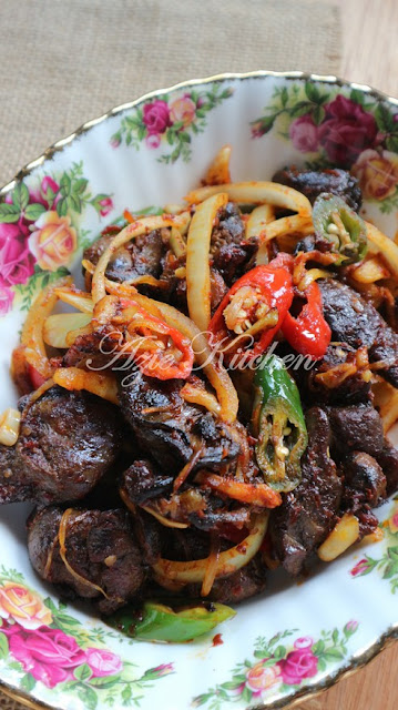 Sambal Hati Ayam Goreng - Azie Kitchen