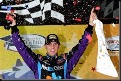 2010 Richmond Sept NSCS Denny Hamlin Victory Lane