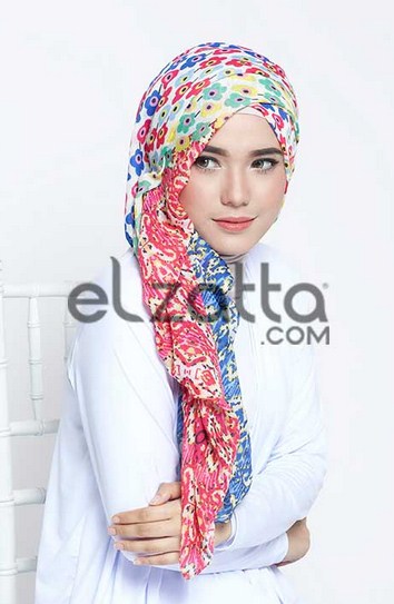 10 Contoh Model Hijab Modern Elzatta untuk Lebaran