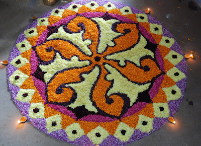 Diwali 2011 Rangoli Design & Patterns