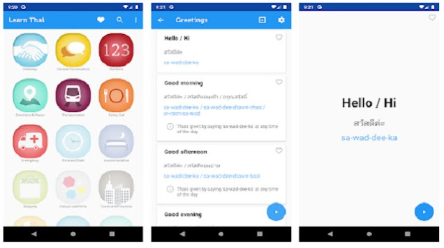 Aplikasi Belajar Bahasa Thailand