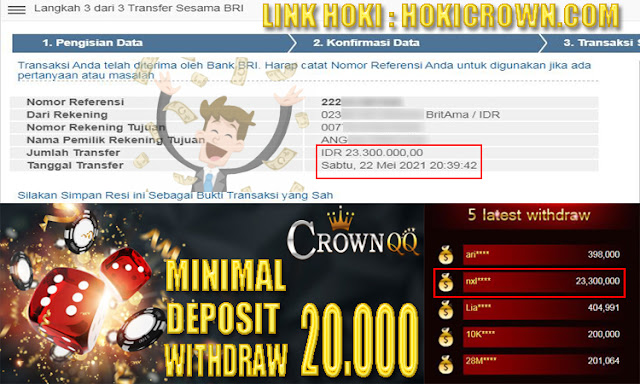 CrownQQ Agen DominoQQ BandarQ dan Domino99 Online Terbesar