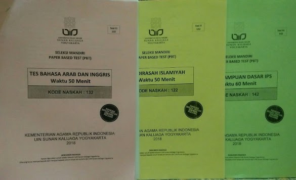 Contoh Soal Ujian Mandiri Uin Suka