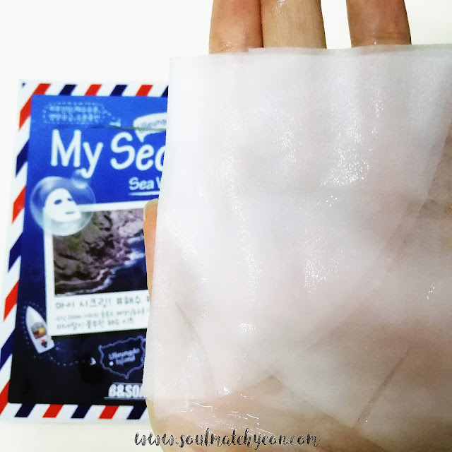 Review; B&SOAP's My Secret Sea Water Mask + First Impression