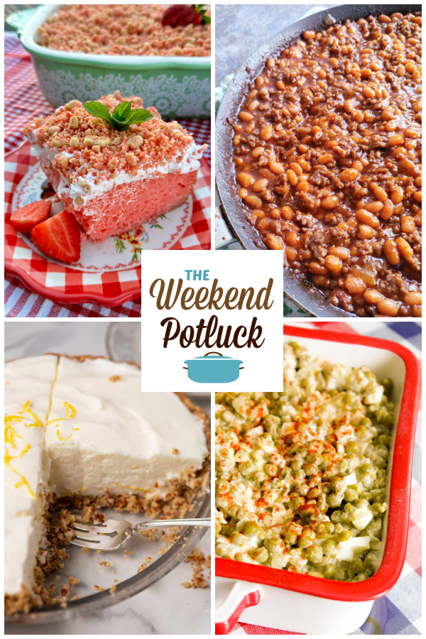 A virtual recipe swap with Strawberry Scooter Cake, Cowboy Beans, Lemon Chiffon Pie, Old School Pea Salad and dozens more!