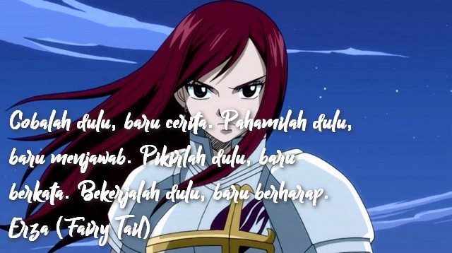 110 Koleksi Gambar Kata Bijak Dalam Anime - Meme Kocak 