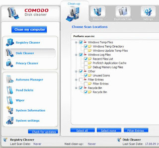 Comodo System Cleaner