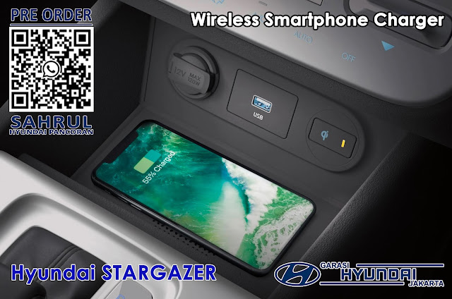 Wireless Smartphone Charging Hyundai Stargazer - Garasi Hyundai Jakarta