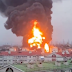 UCRANIA ES ACUSADA POR RUSIA DE BOMBARDEAR UN DEPÓSITO DE COMBUSTIBLE EN LA CIUDAD RUSA DE BÉLGOROD 