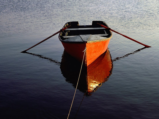 Boat in lake