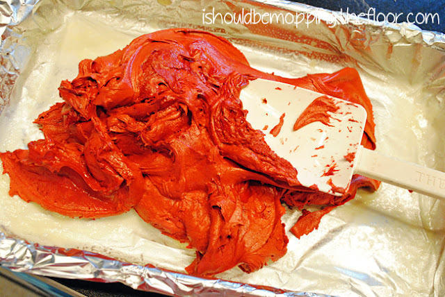 Easy Red Velvet Brownies that start from a cake mix. Star shaped cookie cutters help make a cute patriotic dessert.