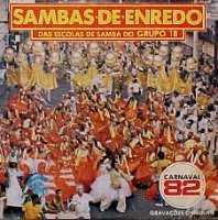 foto da capa do cd sambas de enredo 1982 grupo de acesso