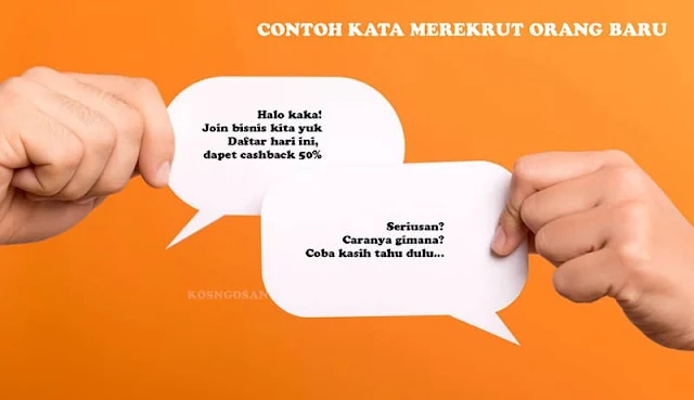 Kata Merekrut Orang Baru untuk Jualan