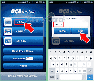 cara transfer ke virtual account bca via mobile banking