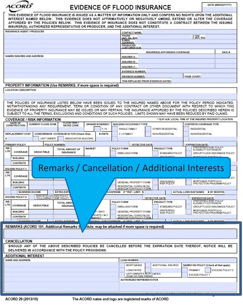 Simply Easier Acord Forms Acord 29