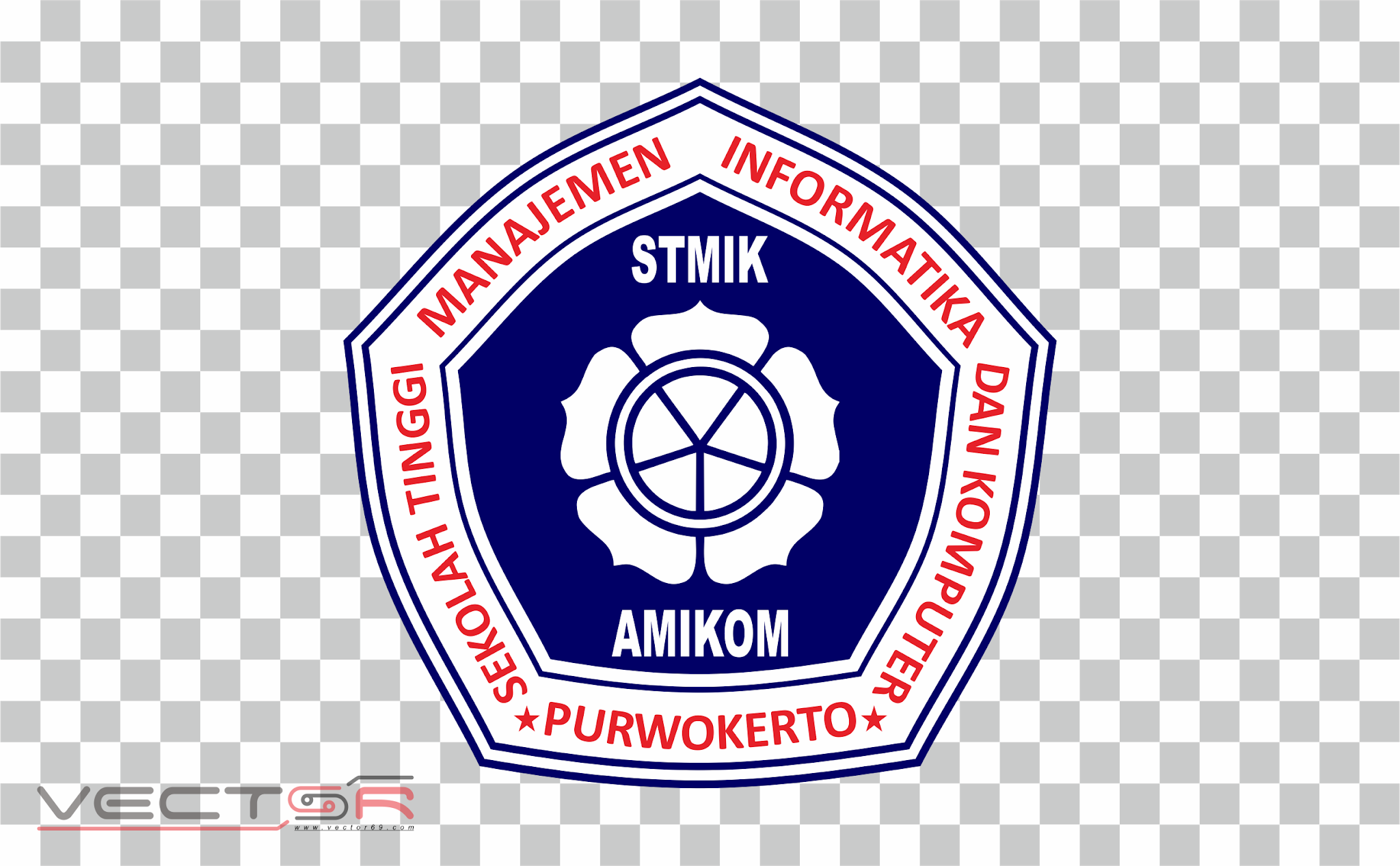 STMIK Amikom Purwokerto Logo - Download Vector File PNG (Portable Network Graphics)