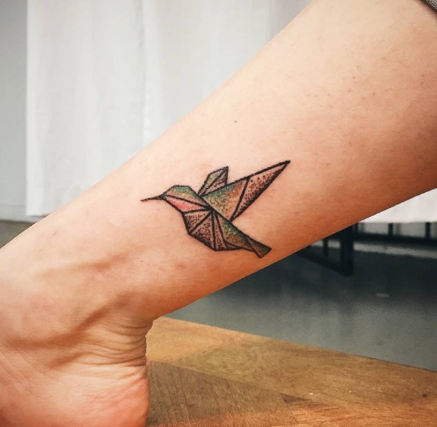 Este handpoked beija-flor Este handpoked beija-flor