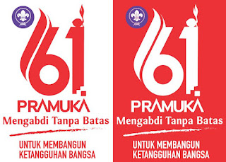 Logo Hari Pramuka Ke 61 PSD