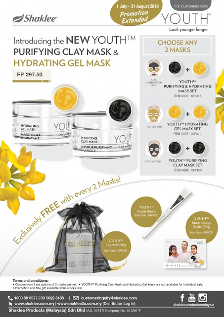 Mask Shaklee, Mask Best, Clay Mask, Hydrating Mask