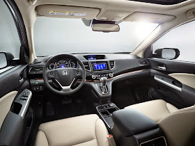Interior view of 2015 Honda CR-V Touring