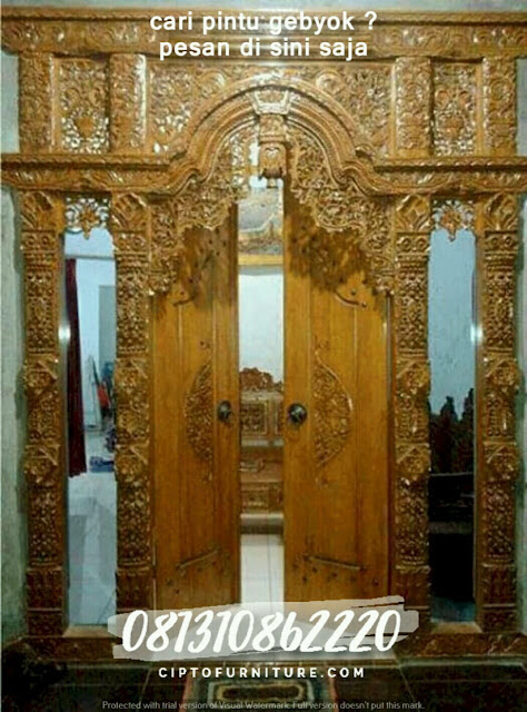 contoh pintu gebyok untuk rumah