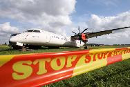 SAS Q400 turboprop aircraft