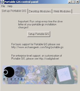 Portable GIS V2 - Control Panel