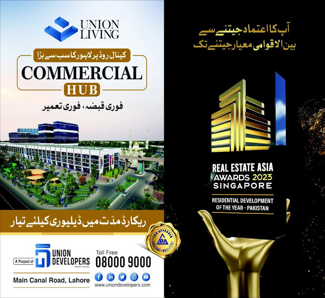 Union Living Lahore Map Plot For Sale 2023