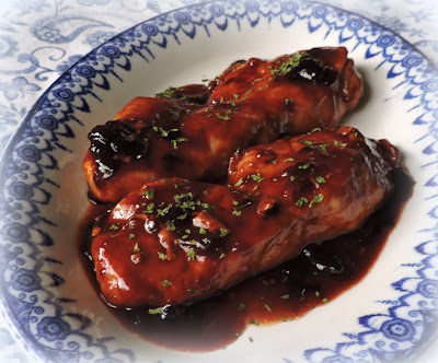 Black Cherry Sauced Turkey Steaks