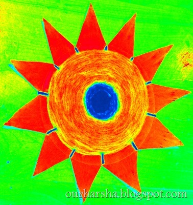 Paper Plate Sunflower (2)