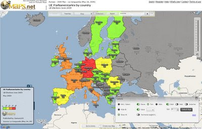 Up2Maps Europe - using Google Maps Flash API