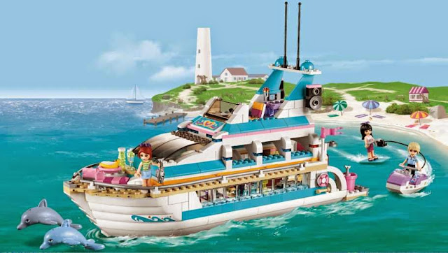 Круиз LEGO ® путешествие на море на борту круизного судна 