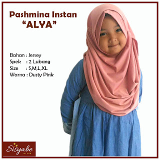 pashmina instan anak alya 