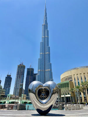 Skyscraper Burj Khalifa Dubai U A E Landmark