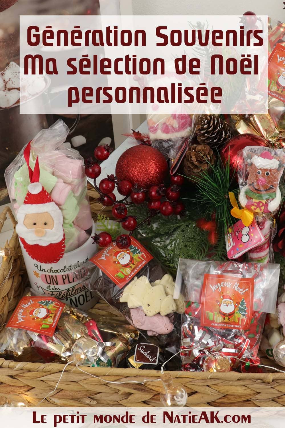 Guimauves Noël au chocolat - Friandise de Noël - Génération Souvenirs