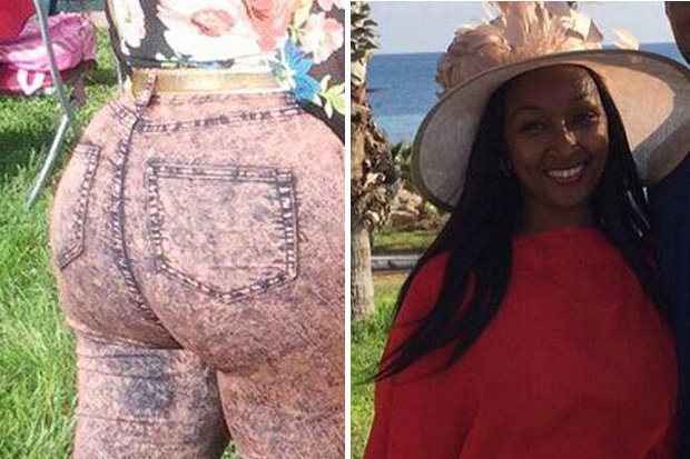 TRAGIC: Jane Kiiza (right) died after she got a flesh-eating disease in her bum (not pictured)