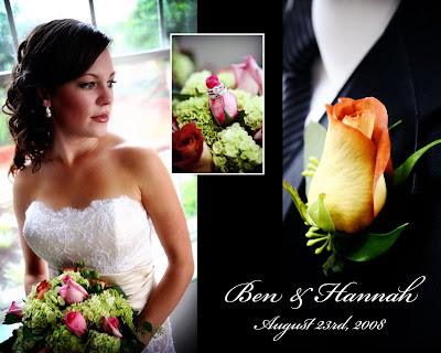 To view Ben Hannah's Wedding Day slideshow simply click on the image