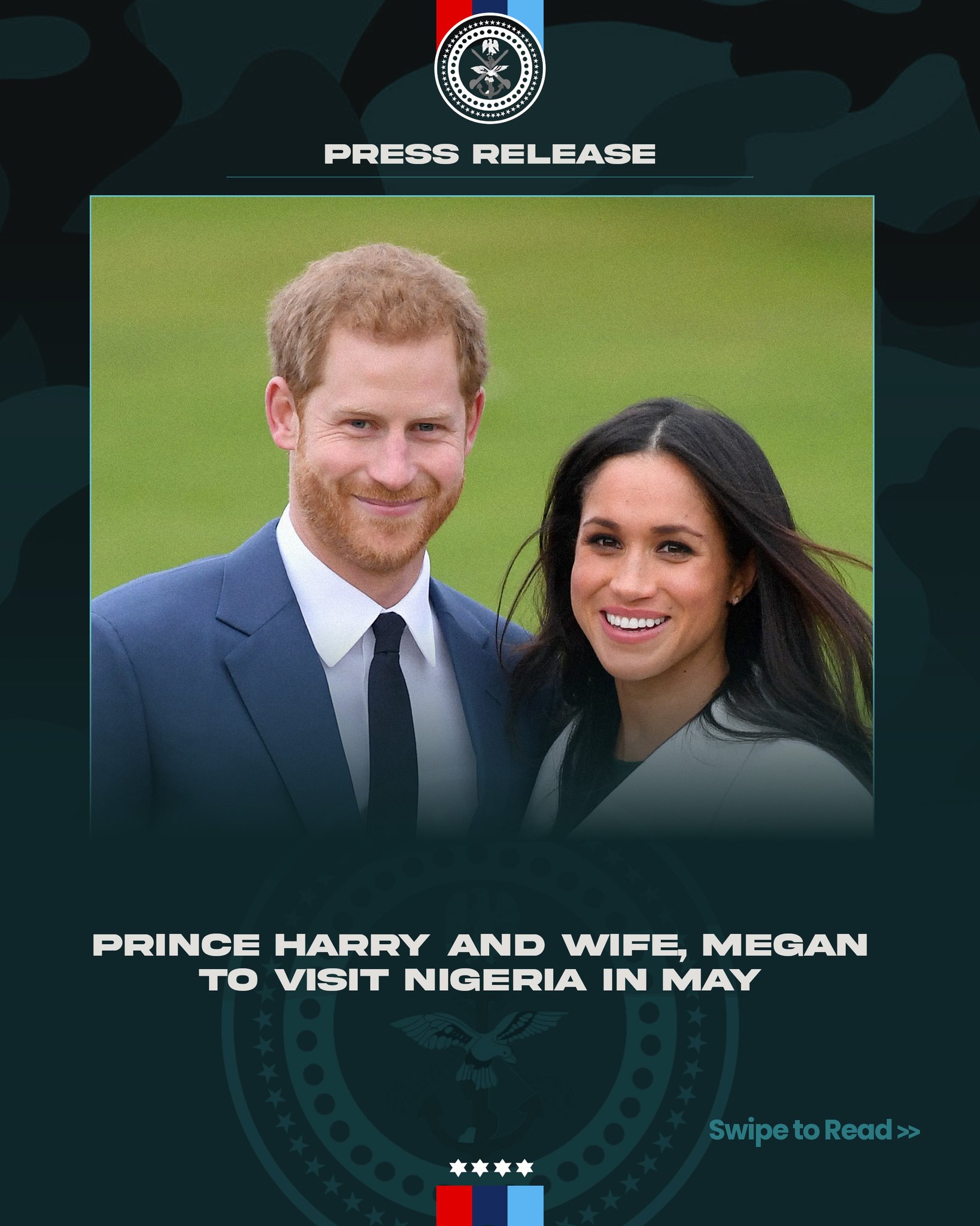 Prince Harry and wife, Meghan